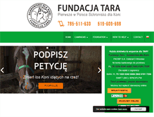Tablet Screenshot of fundacjatara.info